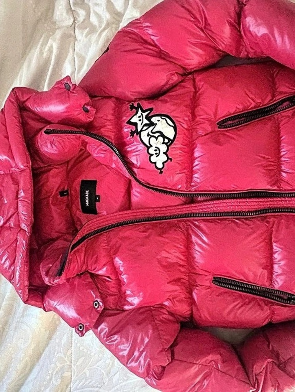 Mackage red Puffer Jacket Like New